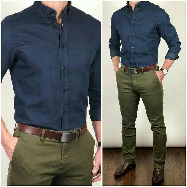 Which color shirt goes well with green formal pants? - Quora