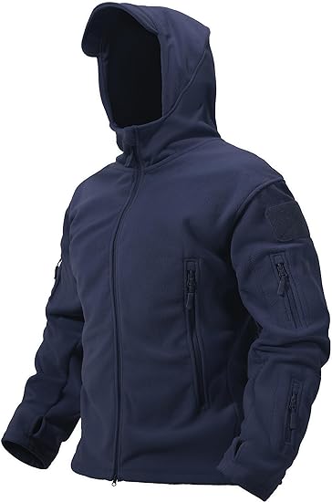 TACVASEN Men’s Tactical Fleece Jacket